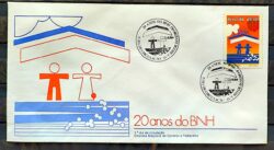 Envelope FDC 335 1984 Banco Nacional de Habitacao CBC RJ 04