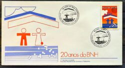 Envelope FDC 335 1984 Banco Nacional de Habitacao CBC RJ 05