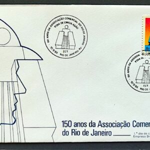 Envelope FDC 337 1984 Associacao Comercial Economia CBC RJ 01