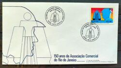 Envelope FDC 337 1984 Associacao Comercial Economia CBC RJ 02