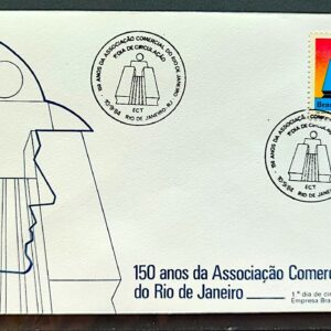 Envelope FDC 337 1984 Associacao Comercial Economia CBC RJ 02