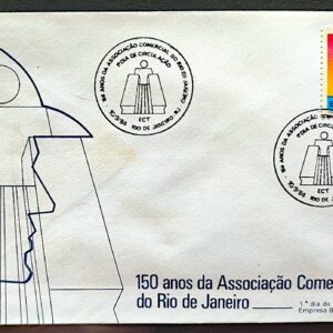 Envelope FDC 337 1984 Associacao Comercial Economia CBC RJ 03