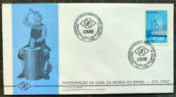 Envelope FDC 341 1984 Casa da Moeda CBC RJ 01
