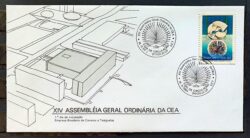 Envelope FDC 343 1984 Organizacao dos Estados Americanos CBC Brasilia 01