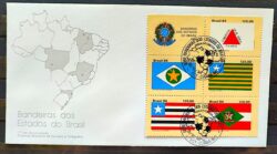 Envelope FDC 344 1984 Bandeira MG MA SC PI CBC MT