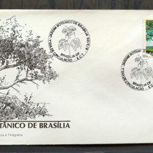 Envelope FDC 352 1985 Jardim Botanico Meio Ambiente CBC Brasilia 02
