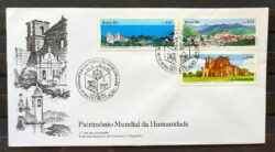 Envelope FDC 356 1985 Patrimonio Mundial da Humanidade Olinda Missoes Ouro Preto CBC PE 01