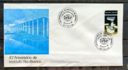 Envelope FDC 357 1985 Instituto Rio Branco Diplomacia Relacoes Internacionais CBC Brasilia 01