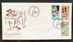 Envelope FDC 361 1985 Pinturas Rupestres Arte Pre Historia CBC MG 01