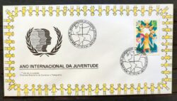 Envelope FDC 367 1985 Ano Internacional da Juventude CBC RJ 01