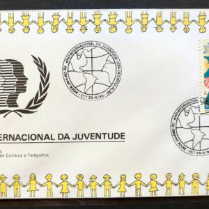Envelope FDC 367 1985 Ano Internacional da Juventude CBC RJ 01