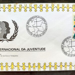 Envelope FDC 367 1985 Ano Internacional da Juventude CBC RJ 02