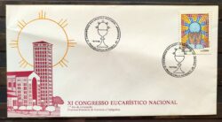 Envelope FDC 368 1985 Congresso Eucaristico Religiao CBC SP 02