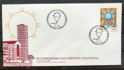 Envelope FDC 368 1985 Congresso Eucaristico Religiao CBC SP 03