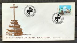 Envelope FDC 370 1985 Paraiba 400 Anos Igreja CBC PB 01