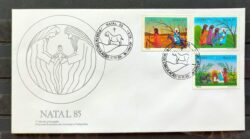 Envelope FDC 383 1985 Natal Religiao CBC Brasilia 01