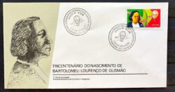 Envelope FDC 387 1985 Padre Bartolomeu de Gusmao CBC SP 01