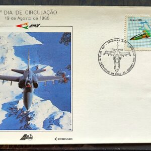 Envelope PVT 001 1985 Programa AMX Aviao Militar CBC SP