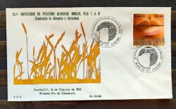 Envelope PVT 27A 1983 Programa Alimentar Saude Boca CBC Brasilia 01