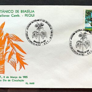 Envelope PVT FIL 004 1985 Jardim Botanico Meio Ambiente CBC Brasilia