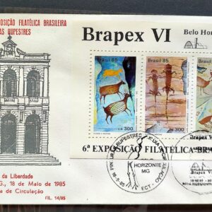 Envelope PVT FIL 014 1985 Pinturas Rupestres Arte Pre Historia CBC MG