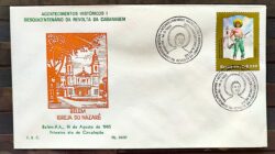 Envelope PVT FIL 024 1985 Revolta da Cabanagem Arma Militar CBC PA