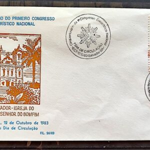 Envelope PVT FIL 026 1983 Congresso Eucaristico Religiao CBC BA 02