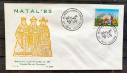 Envelope PVT FIL 035 1985 Natal Religiao CBC RJ