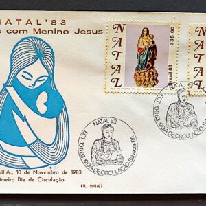 Envelope PVT FIL 29B 1983 Natal Religiao CBC BA