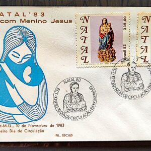 Envelope PVT FIL 29C 1983 Natal Religiao CBC MG