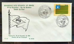 Envelope PVT FIL 30C 1984 Bandeira Piaui CBC PI