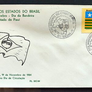 Envelope PVT FIL 30C 1984 Bandeira Piaui CBC PI