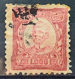 Selo Regular Cod RHM 334 Es Vovo Ruy Barbosa 1000 Reis 1925 Circulado