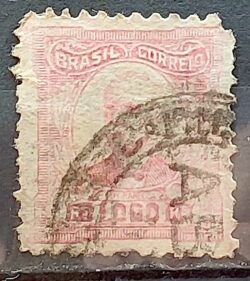 Selo Regular Cod RHM 337 Vovo Ruy Barbosa 1000 Reis 1926 Circulado 4