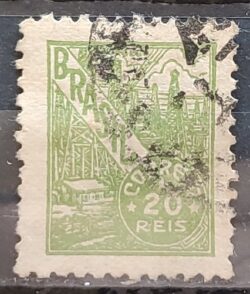 Selo Regular Cod RHM 354 Netinha Petroleo Energia 20 Reis Filigrana Ni 1941 Circulado 3