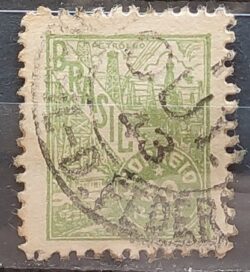 Selo Regular Cod RHM 354 Netinha Petroleo Energia 20 Reis Filigrana Ni 1941 Circulado 6