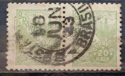 Selo Regular Cod RHM 354A Netinha Petroleo Energia 20 Reis Filigrana P 1941 Circulado Dupla 5