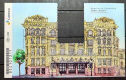 Vinheta do Bloco Bicentenario da Independencia Predios Historicos Palacio dos Correios 2022