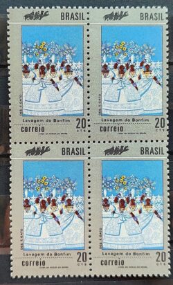 C 721 Selo Promocao Turismo Nacional Lavagem Bonfim Bahia 1972 Quadra