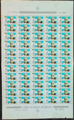 C 725 Selo Presidente Argentina Militar Bandeira 1972 Folha