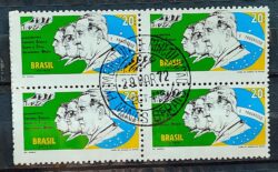 C 726 Selo Presidente Revolucao Militar Bandeira Medici 1972 Quadra CPD MG