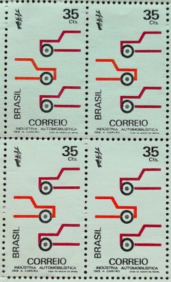 C 737 Selo Promocao Industria Nacional Carro 1972 Quadra