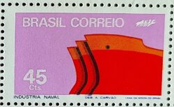 C 738 Selo Promocao Industria Nacional Navio 1972
