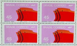 C 738 Selo Promocao Industria Nacional Navio 1972 Quadra