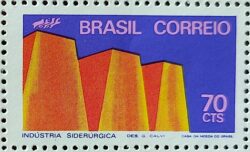 C 739 Selo Promocao Industria Nacional Siderurgia 1972