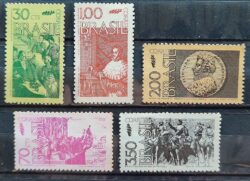 C 753 Selo Sesquicentenario Independencia Historia Pedro Monarquia 1972 Serie Completa