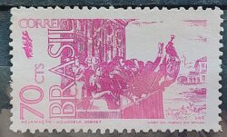 C 754 Selo Sesquicentenario Independencia Historia Pedro Monarquia Bandeira 1972