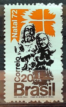C 764 Selo Natal Religiao 1972 CMC