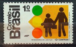 C 766 Selo Homenagem a Terra Homem Transito 1972 CMC