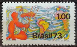 C 779 Selo Cabo Submarino Canarias Mapa 1973